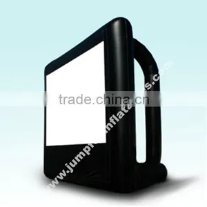 PVC Outdoor Projection Screen on Sale/Inflate Movie Screen Blower for Free thumbnail-1