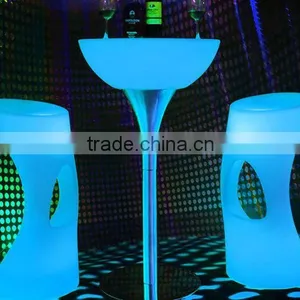 2016 Top Sale Decorative Party Led Color Changing Table/Garden Furniture Set Outdoor Console Table/Disco Table thumbnail-1
