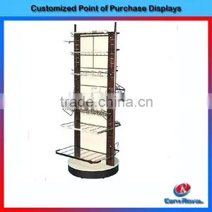 Modern Design Retail Store Metal Wire Coffee Display Stand thumbnail-1