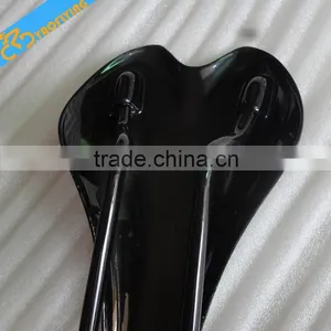 2015 New Arrival Small Size Road Bike Saddle,black Carbon Saddle Bicycle Saddle Finished Glossy thumbnail-2
