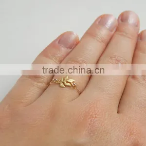 Latest Design Ladies Rings Custom Chain Ring for Dealer thumbnail-4