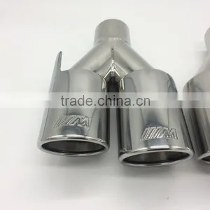 Stainless Steel Exhaust Tip Suitiable for BMW With Logo thumbnail-2
