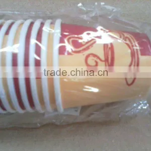 2.5oz Disposable Single Wall Paper Cups With Custom Logo Printed and PE Coated thumbnail-1