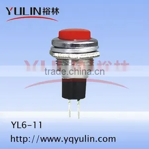 YL6-11 12mm 12v Waterproof Mini Push Button Switch 1a on off thumbnail-1