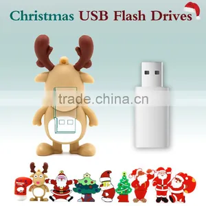 Christmas Tree Usb Flash Drive,64gb Usb Christmas Gift Deer Shape Usb Drives1gb thumbnail-2