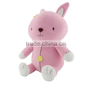 Cute Wholesale Stuffed Plush Pink Rabbit Toy thumbnail-4