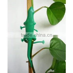 Green Animal Lizard Plant Ties Plastic Tree Tie thumbnail-6