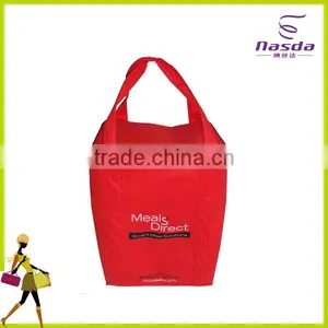 Non Woven Red Cooler Bag for Picnic Frozen Food Lunch thumbnail-1