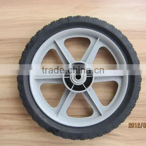 16" Semi-pneumatic 6 Spoke Bicycle/lawn Mower Wheel 16x1.75 thumbnail-1