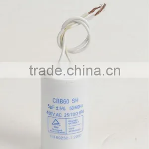 AC Metalized Polypropylene Film Capacitor CBB60 / Polypropylene Film Capacitor thumbnail-1