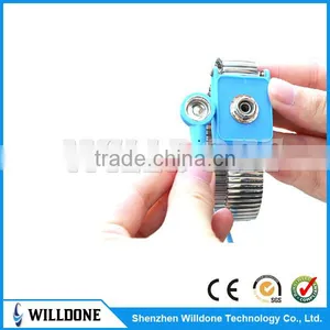 High Quality Adjustable Metal ESD Wrist Strap thumbnail-3
