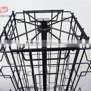4-Side Floor Standing Spinning Christmas Card Stand thumbnail-4