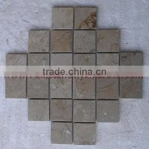 NEW SAHARA GOLD (CHAMPAIGN) MARBLE MOSAIC TILES thumbnail-4