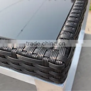 Wholesale Wicker Furniture 6 Seater Table and Chairs thumbnail-5