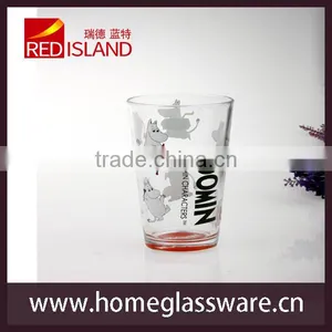 500ml Print Cartoon Tumbler Glass Cup Juice Cup thumbnail-2