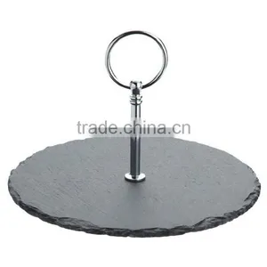 Natural Slate Tray ,slate Lazy Susan thumbnail-1