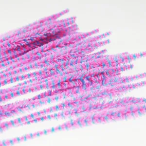 Pink Bumpy Chenille Stem Crafting Fluffy Sticks thumbnail-2