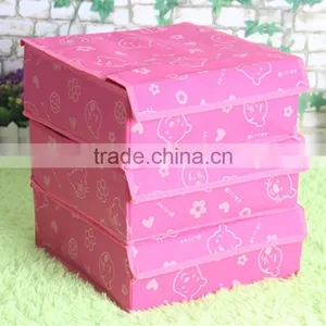 N491 High Quality Underwear Travel Non Woven Box Foldable Storage Box thumbnail-6