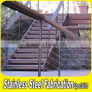 Decoration 304 316 Stainless Steel Outdoor Stairs Handrail thumbnail-4