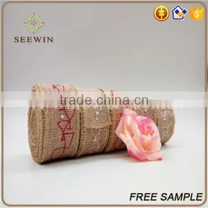 Printed Jute Ribbon for Deco and Natural Jute Ribbon thumbnail-3