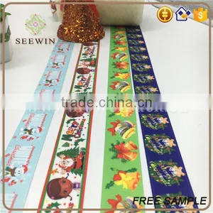 Wired Printed Grosgrain Christmas Gift Ribbon thumbnail-4