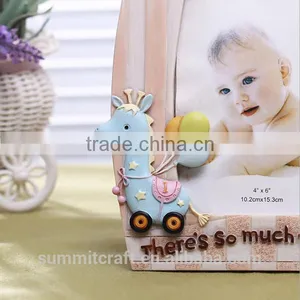 Lovely Giraffe Kangaroos Resin Baby Boy Girl Photo Picture Frame thumbnail-5