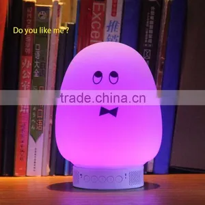 7 Colors Changing Silicone Portable Bluetooth Speaker Light APP Control thumbnail-5