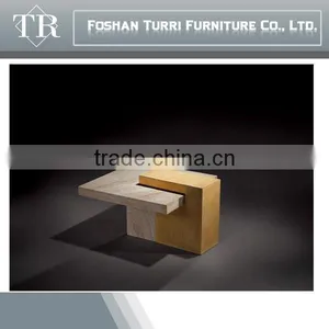 Antique Travertine End Table,Living Room End Table thumbnail-2