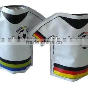 PVC Gel Sports Jacket Can Cooler Football T-shirt Design Wine Bottle Cooler thumbnail-1