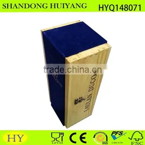 High Quality Wood Crafting Wooden Wine Bottle Boxes Wholesale thumbnail-1