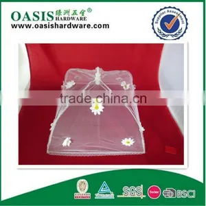 Mesh Table Food Cover Polyester Mesh Food Cover Net Food Cover /New Collapsible Portable Ofawidevariety Beautiful Food Cover thumbnail-1