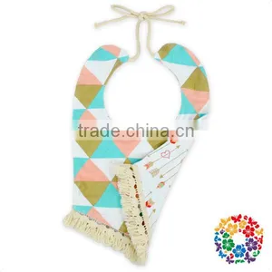 2017 New Baby Product Double Side Printed Cotton Newborn Baby Bibs thumbnail-1