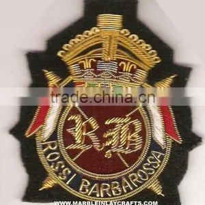 Zari Hand Embroidery Handmade Badges thumbnail-1