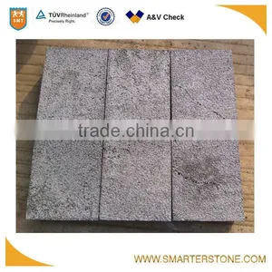 Bush Hammered Paving Stone Basalt With Honeycombs thumbnail-1
