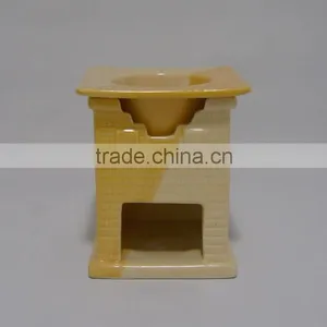 Color Glazed Ceramic Chocolate Fondue Set thumbnail-1