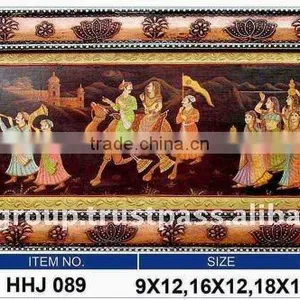 Wooden Handicraft Wall Paintings Framed thumbnail-1