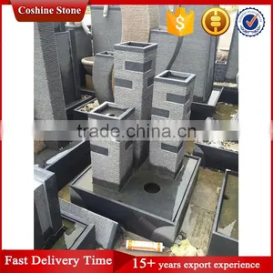 Home Used Abstract Outdoor Granite Stone Water Fountains thumbnail-1