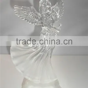 Lovely Acrylic Led Christmas Angel for Party Decoration thumbnail-3