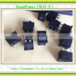 Switchs > KCD1-6pin Type Switch (6 Feet) > 3A 6A Red & Black Button>Hot Sale thumbnail-1