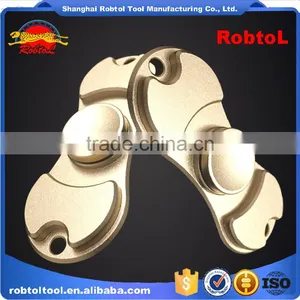 Fingertip Gyroscope Two Spinner Zinc Metal Alloy EDC Hand Spinner Rotator Fidget Focus Toy Reduce Stress Decompression thumbnail-5