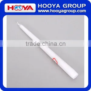 10 Inch 50g White/red Cone Candle Stick thumbnail-1