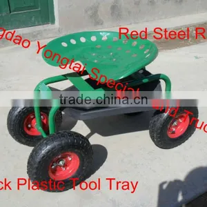 Rolling 4 Wheeled Garden Work Seat thumbnail-4