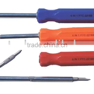 New Jumbo Handle W/6" Shank 6 in 1 Quick Change Screwdrived Display thumbnail-1