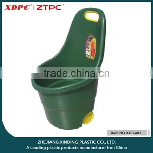 Plastic Outdoor Garden Cart Hand Trolley 80 Liter With Two Wheels thumbnail-1