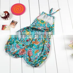 Summer Baby Girls Romper Girls Cute Lace Jumpsuit Costume Wholesale Children Wear thumbnail-3