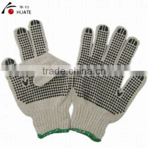 PVC Black Dotted Cotton Work Gloves thumbnail-1