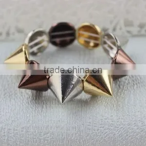 Europe and the United States Exaggerated Wind Nightclub Female Rivet Punk Bracelet Bracelet thumbnail-1