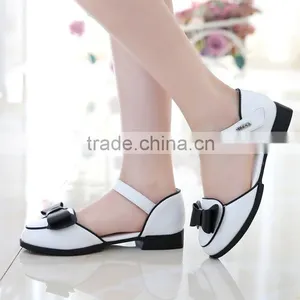 Zm50133b Summer Fashion pu Leather Sandal Girls New Design Kids Shoe With Bowknot thumbnail-4
