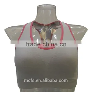 Seamless Straps Sprots Bra Wire Free Sports Wear Underwear Sexy Women Bra thumbnail-1