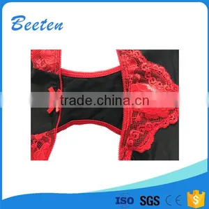 Best Design Knitted Lady Underwear Women Panties Sexy With Lace thumbnail-6